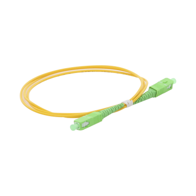 [LPSM2SCASCAS1] Jumper de Fibra Óptica Monomodo SC/APC-SC/APC Simplex de 1 Metro (3.28 Pies), 2mm