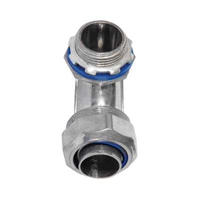 [ANC-HLC-100] Conector Curvo para tubo tipo Liquidtight 1" (25 mm). Compatible con ANC-COT-100.