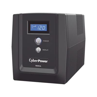 [OM1500ATLCD] UPS de 1500 VA/900 W, Topología Línea Interactiva, Entrada 120 Vca NEMA 5-15P, y 8 Salidas NEMA 5-15R, Con Regulador de Voltaje (AVR)