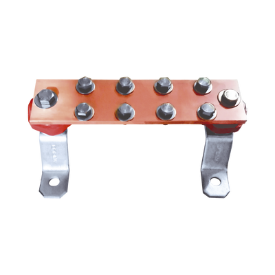 [LP-BUS-MURO] Barra de Unión con 1000 A de Capacidad. Incluye Montaje para Muro y Aisladores.