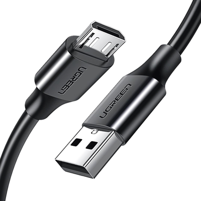 [60138] Cable USB-A a Micro USB | 2 Metros (6.56 Pies) | Tecnología de Carga Rápida Qualcomm / QC 3.0/2.0 | Recarga hasta 18W | Transmisión de Datos hasta 480Mbps | Tecnología de Carga Segura | Hasta 5,000 Flexiones | ABS y PVC de Alta Duración