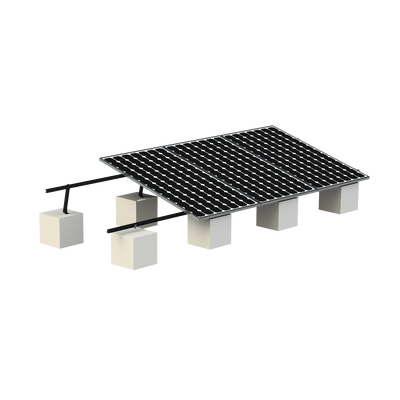 [VEKTOR8BLK] Montaje para Panel Solar, Riel "8" de 5400mm para Módulos con Espesor de 30-35mm, Velocidad de Viento Máx. 136km/h (20° a 45°) Con Anodizado Negro