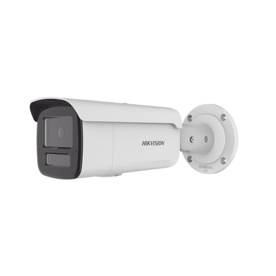 [DS-2CD2T63G2-4LI2U] [Dual Light + 2 Micrófonos Integrados] Bala IP 6 Megapixel / Lente 4 mm / 80 mts Luz Blanca + 80 mts IR / ACUSENSE / Exterior IP67 / WDR 120 dB / PoE  / Micro SD / Metal / ACUSEARCH